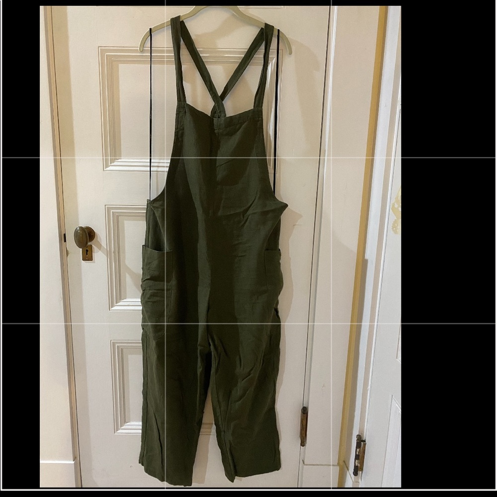 Boho linen overalls
